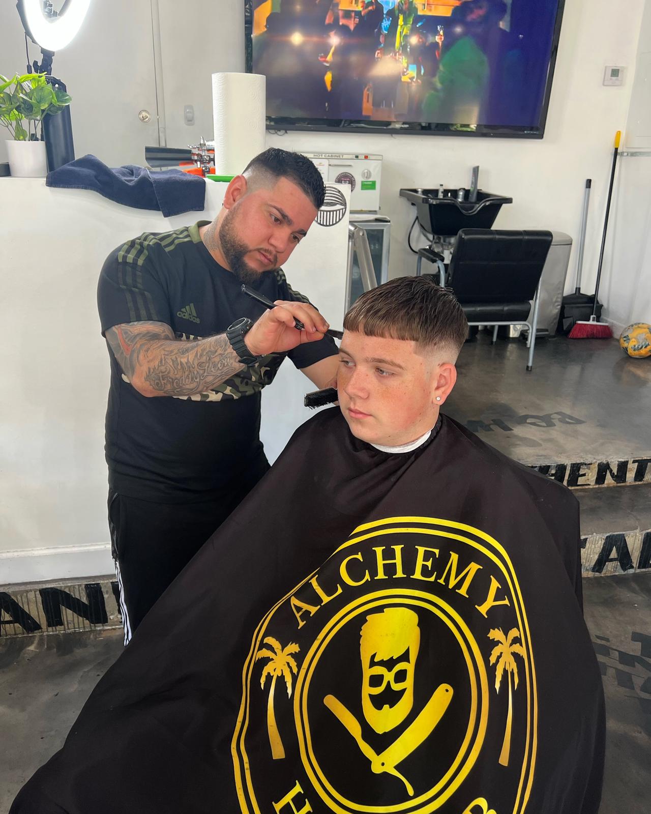 Real haircut at Alchemy Hair Lab in Coral Gables — cut 18 by Anthony