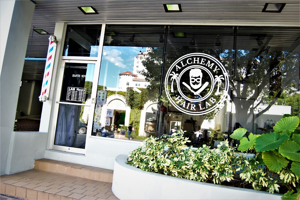 Alchemy Hair Lab barbershop interior photo 2, Coral Gables FL