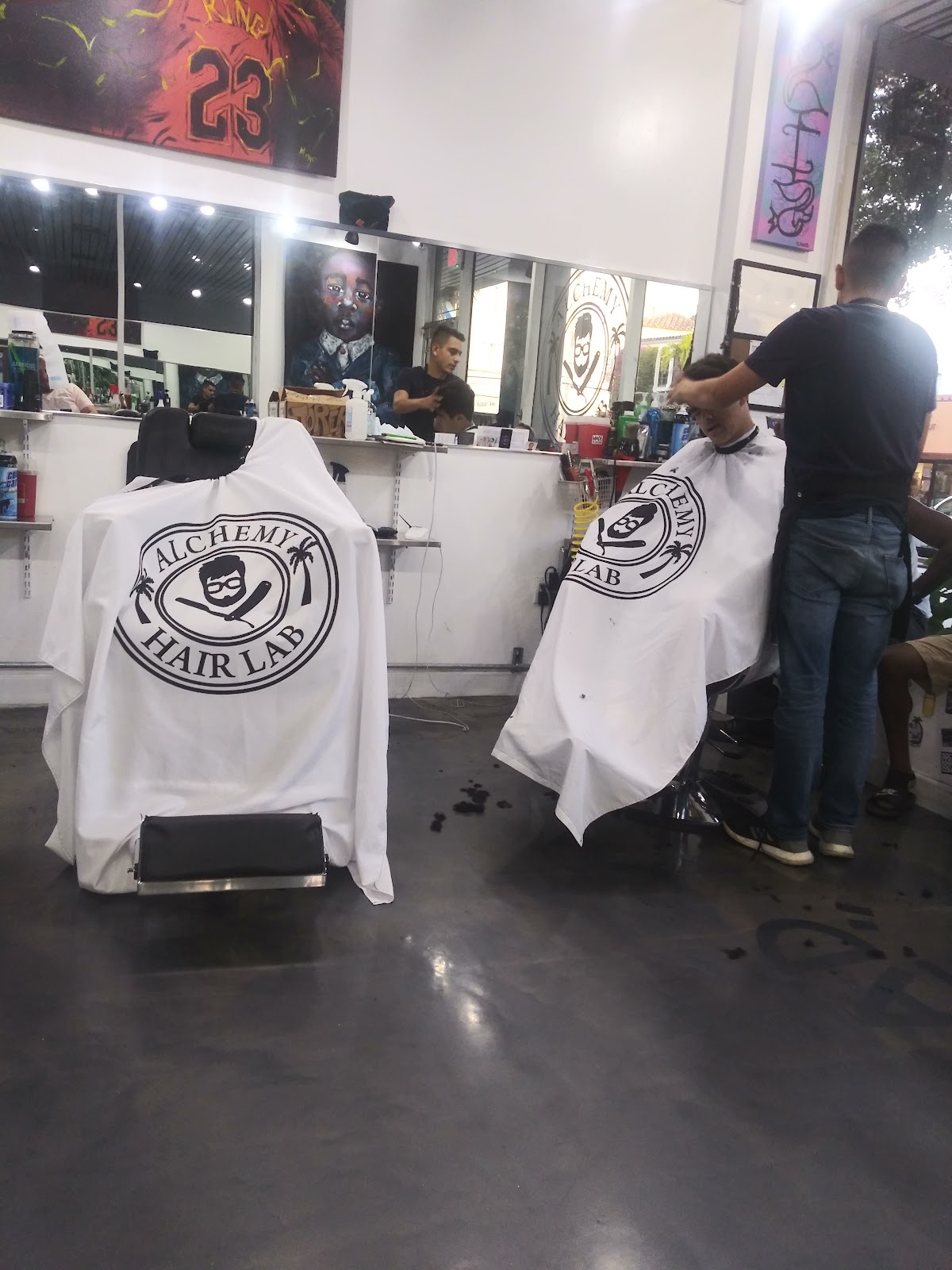 Alchemy Hair Lab barbershop interior photo 7, Coral Gables FL